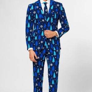 Almost New Oppo Suit Blue Suit and Pants